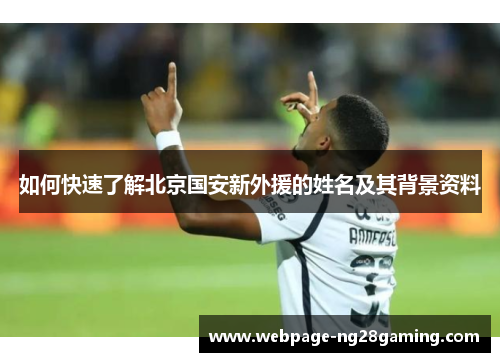 如何快速了解北京国安新外援的姓名及其背景资料