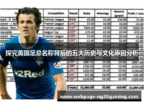 探究英国足总名称背后的五大历史与文化原因分析
